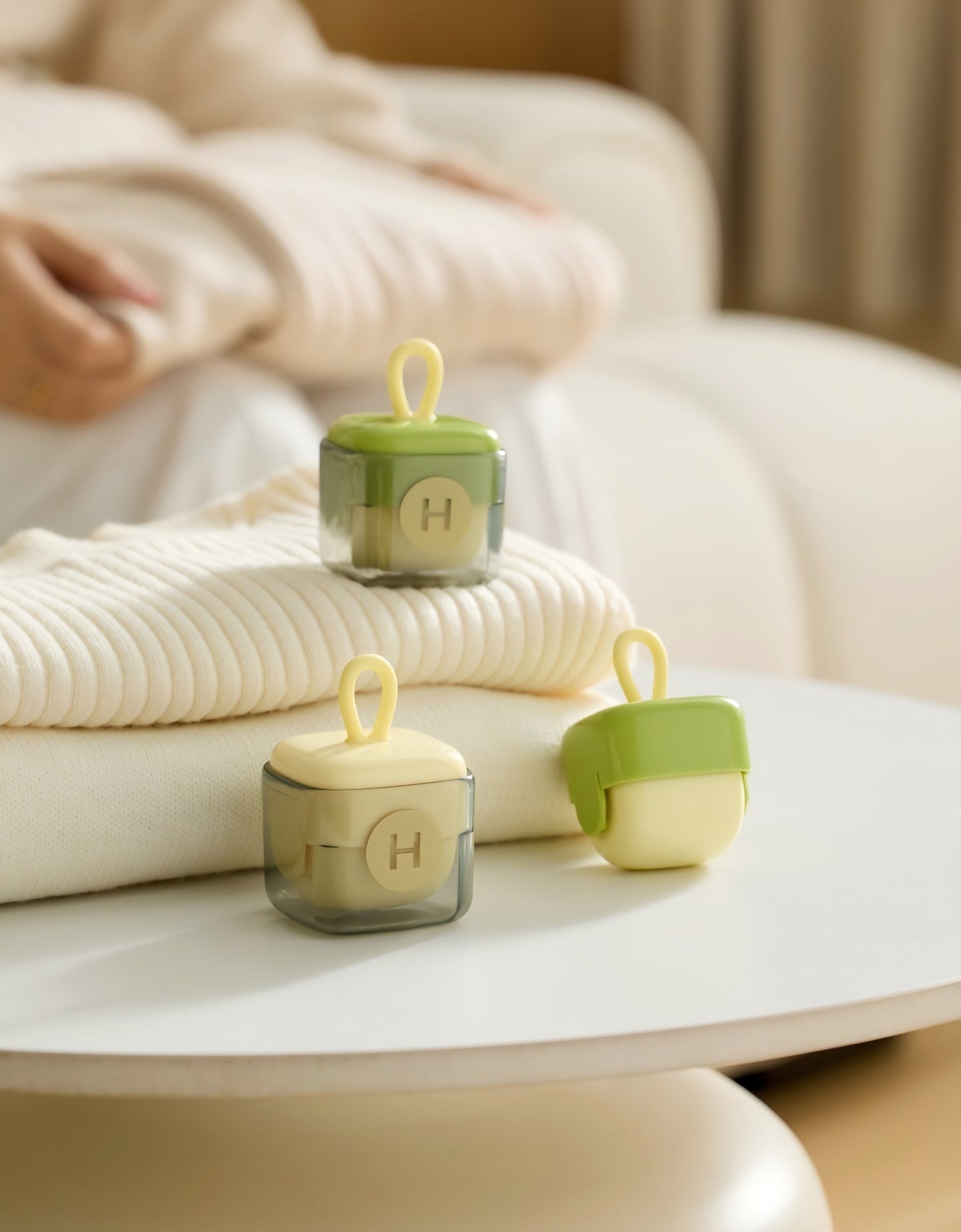 🚀 3x Swoopie FabricRoll Kledingroller  (Groen)