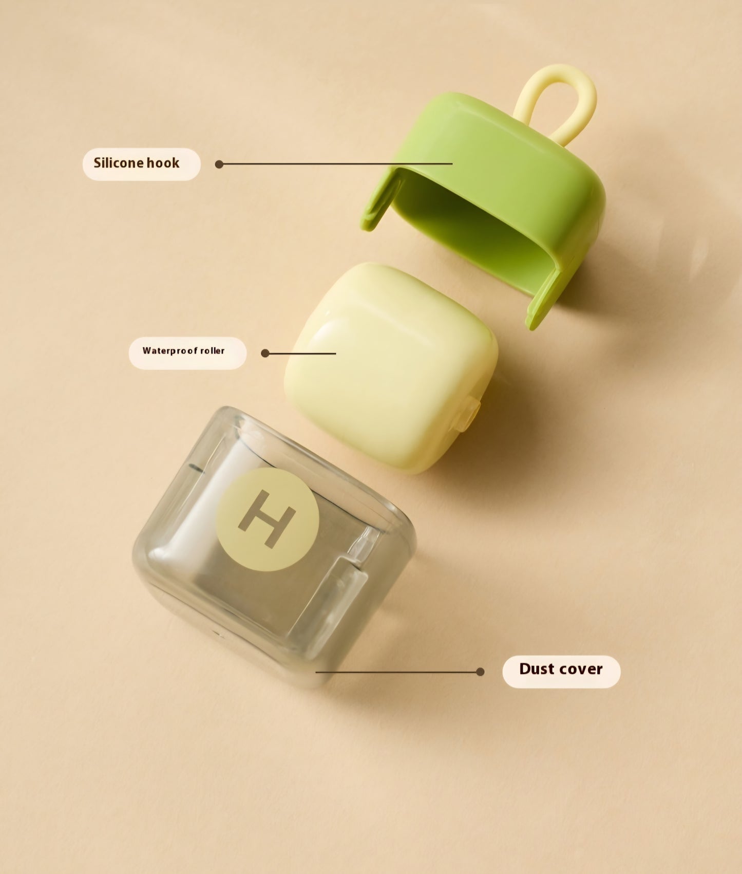 🚀 3x Swoopie FabricRoll Kledingroller  (Groen)