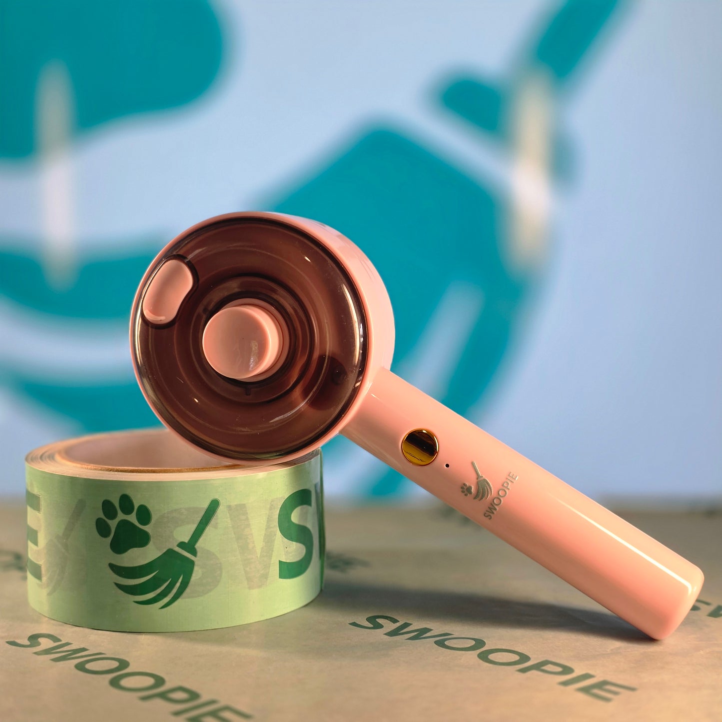 🚀Swoopie SteamBrush Stoomborstel (roze)