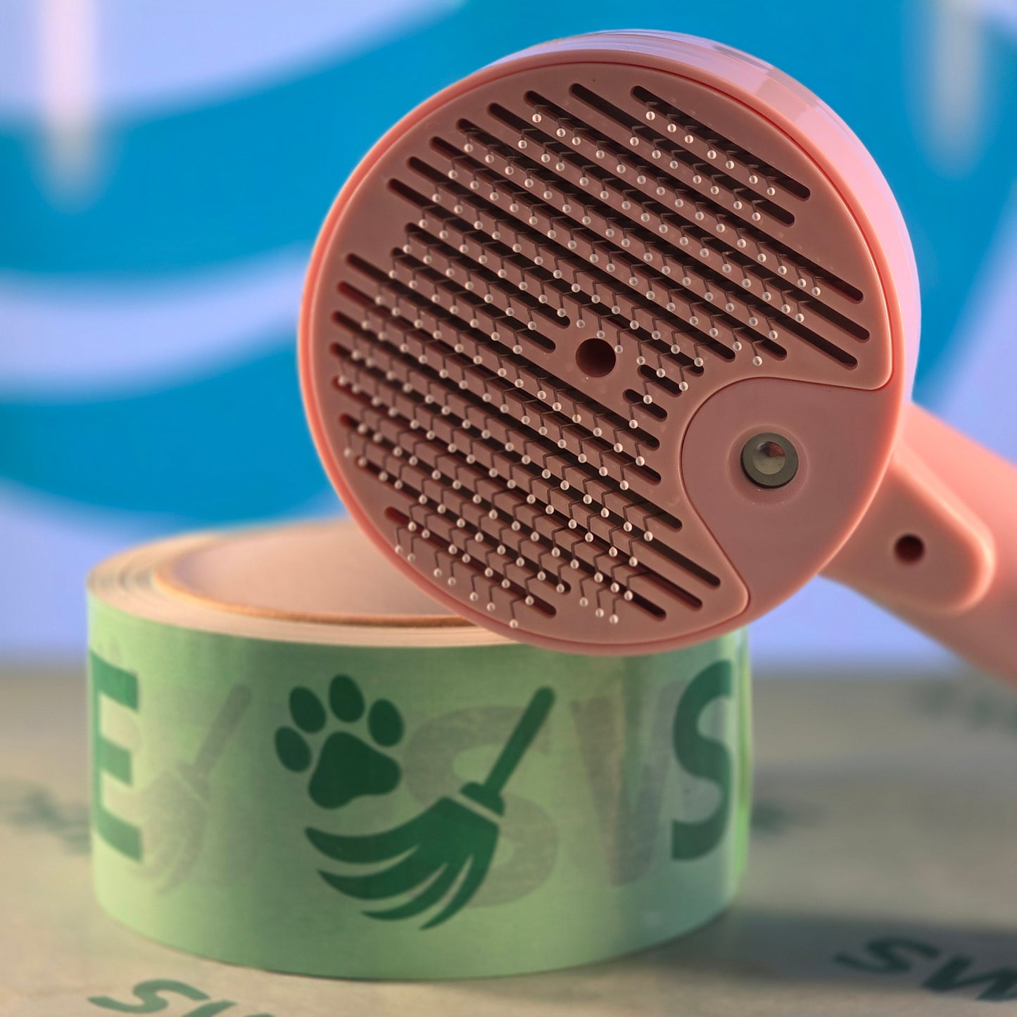 🚀Swoopie SteamBrush Stoomborstel (roze)