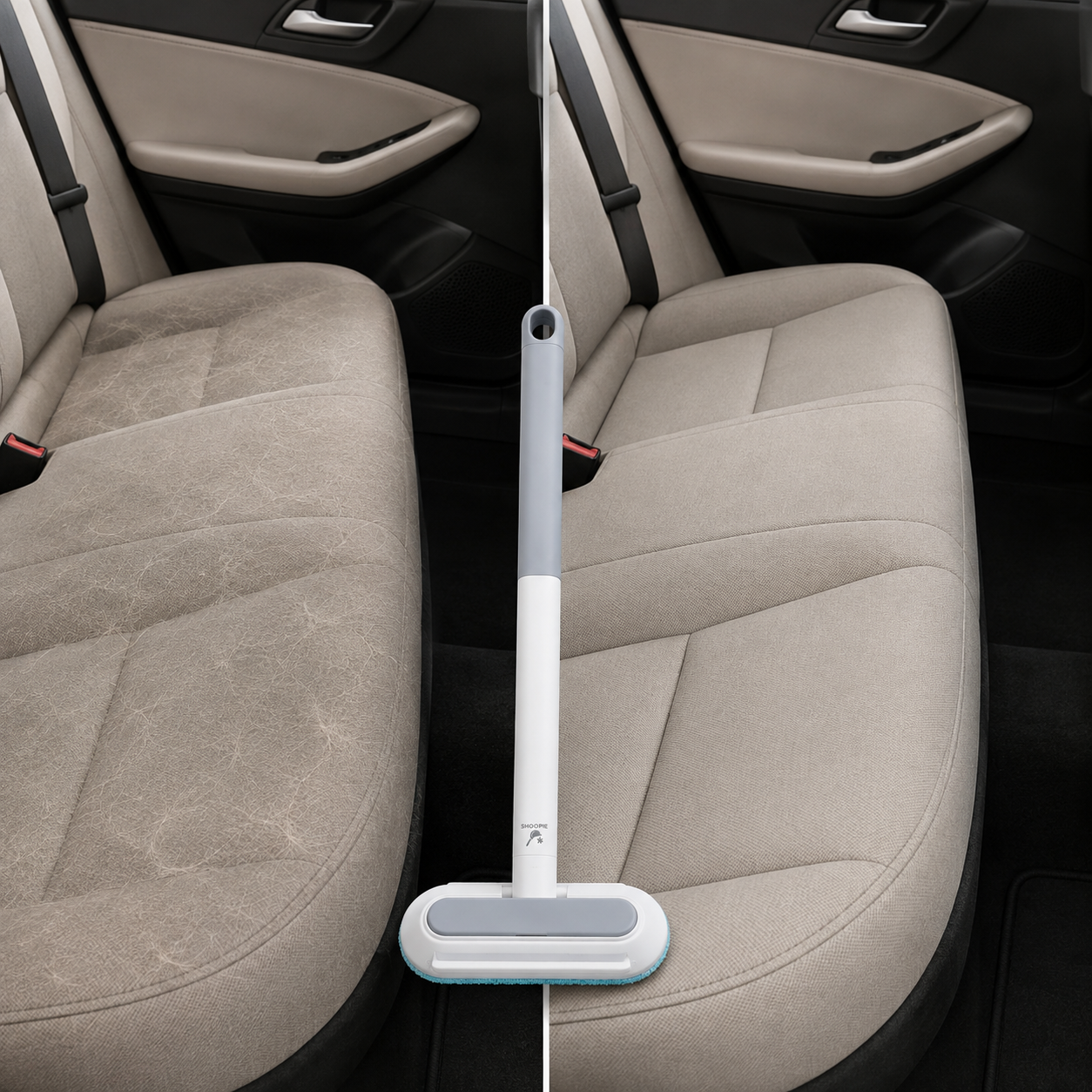 Swoopie SurfaceSweep™ 4-in-1 Haarverwijderaar voor Bank, Tapijt, Kleding & Meubels