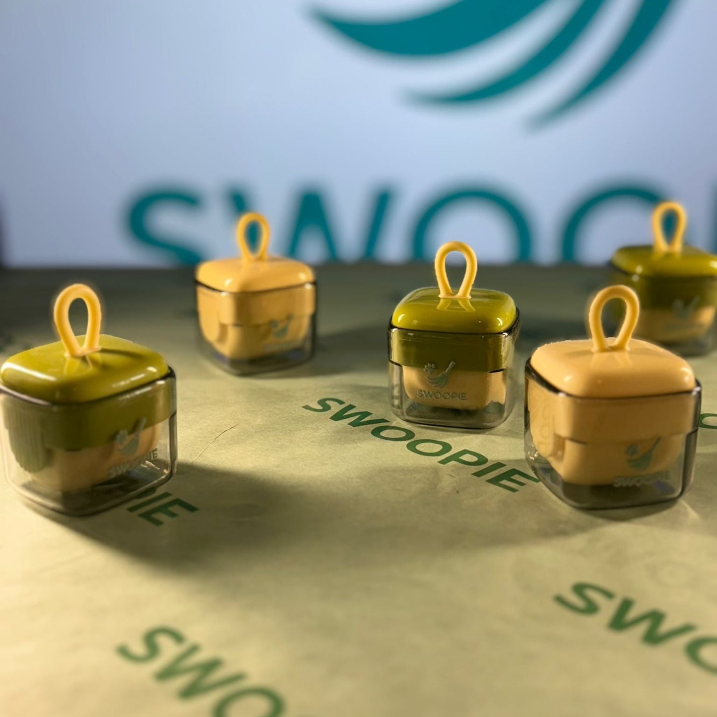 🚀 3x Swoopie FabricRoll Kledingroller (Geel)