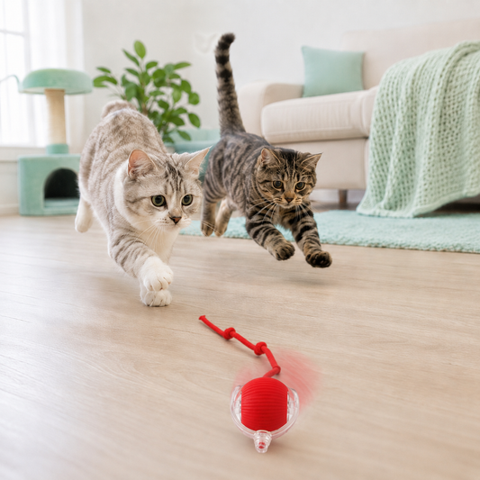 Interactieve Speelbal voor Katten | USB Oplaadbaar | Automatisch Bewegend | 3 Speelstanden