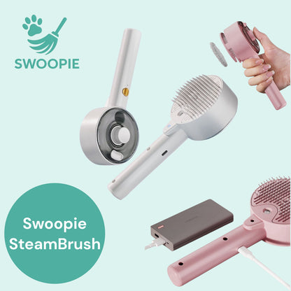 🚀Swoopie SteamBrush Stoomborstel (wit)