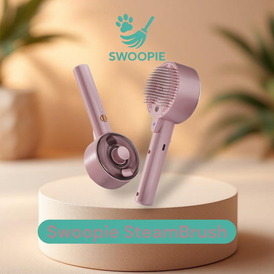 🚀Swoopie SteamBrush Stoomborstel (roze)